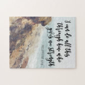 Puzzle Force citation spirituelle aquarelle du paysage ma (Horizontal)