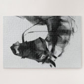 Puzzle Force équine en monochrome (Horizontal)