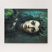 Puzzle Forest Dryad Queen Mystical Nature Elf (Horizontal)