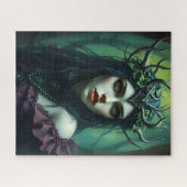 Puzzle Forest Dryad Queen - Mystical Nature Fantasy (Horizontal)