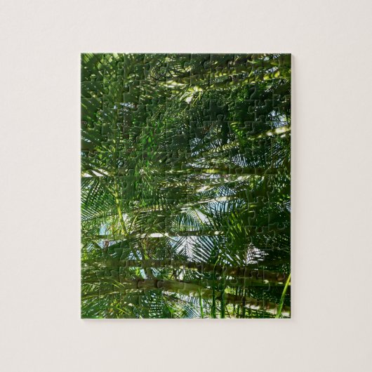 Puzzle Forest of Palm Trees Tropical Nature (Vertical)
