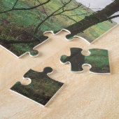 Puzzle Forest overlooking clearing in the fog (Côté)