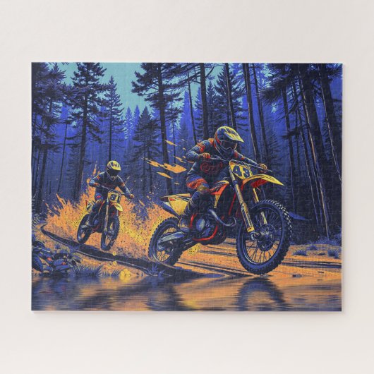 Puzzle Forest Ride - Motocross Racers (Horizontal)