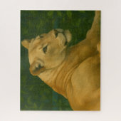 Puzzle Forest Sentinel - Lioness de repos dans la lumière (Vertical)