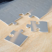 Puzzle forêt à l'aube, flux de lumière du soleil (Côté)