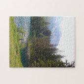 Puzzle Forêt alpine pittoresque et lac (Horizontal)