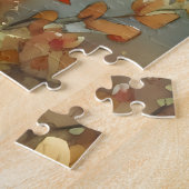 Puzzle Forêt Amanita Champignons Matin Foliage Léger (Côté)