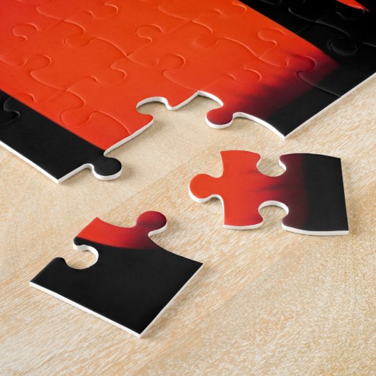 Puzzle Forêt arc-en-ciel enchantée avec soleil (Côté)