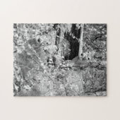 Puzzle Forêt avec casse-tête de cerf à queue blanche (Horizontal)
