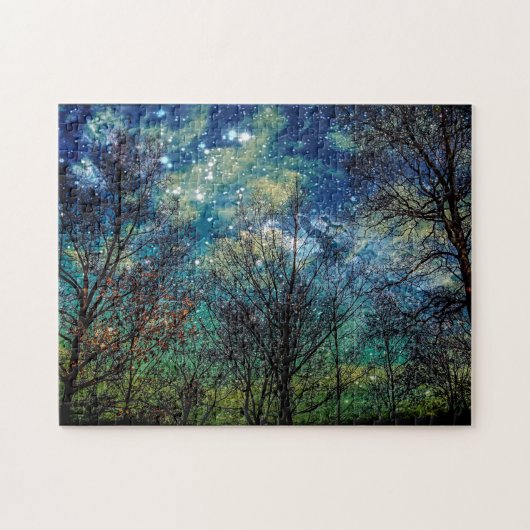 Puzzle Forêt céleste mystique Nature (Horizontal)