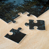 Puzzle Forêt dans le ciel nocturne lunaire (Côté)