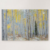 Puzzle Forêt D'Aspen À L'Automne (Horizontal)