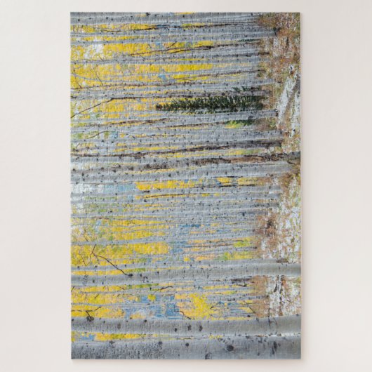 Puzzle Forêt D'Aspen À L'Automne (Vertical)