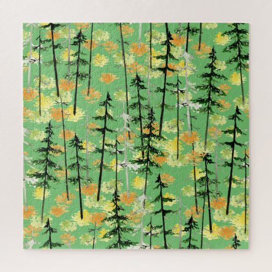 Puzzle Forêt d'automne : Beauté naturelle incomparable (Vertical)