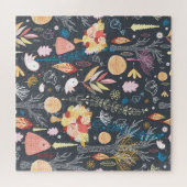 Puzzle Forêt d'automne : Beauté saisonnière texturée. (Horizontal)