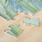 Puzzle Forêt de bambou - vert (Côté)