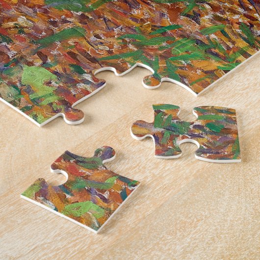 Puzzle Forêt de Birch | Gustav Klimt | (Côté)