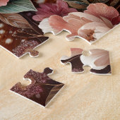 Puzzle Forêt de cerfs floraux fantaisistes (Côté)