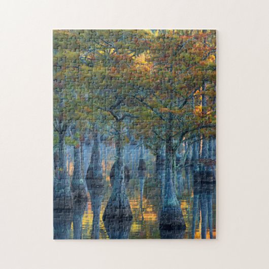Puzzle Forêt de cyprès de bassin (Vertical)