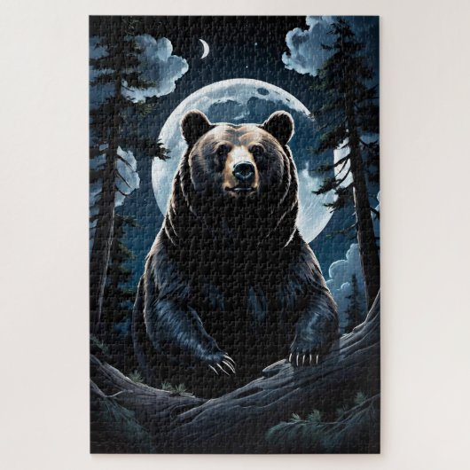 Puzzle Forêt de grizzlis (Vertical)