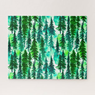 Puzzle Forêt de pins de montagne