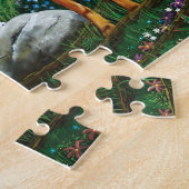 Puzzle Forêt d'elfes de Chien Vizsla (Côté)