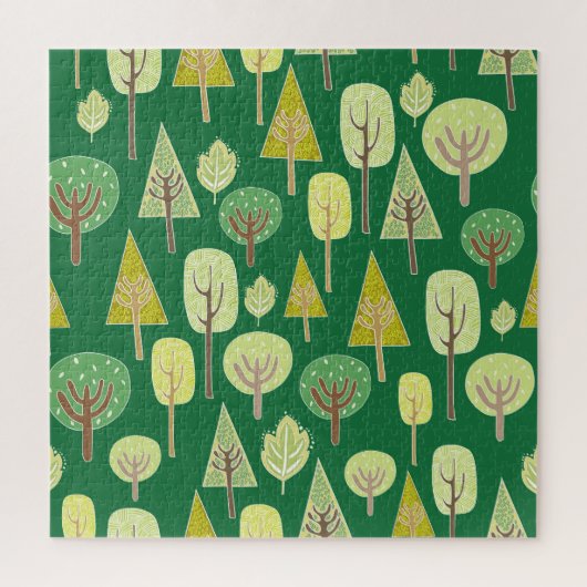 Puzzle Forêt d'été : Conception inspirée par la nature (Vertical)