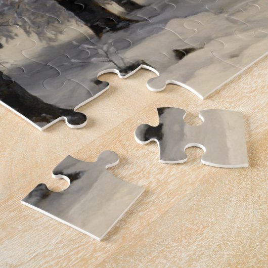 Puzzle Forêt d'hiver (Côté)