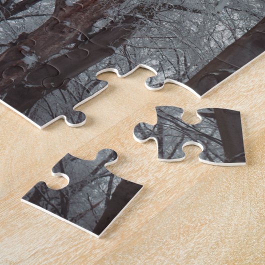 Puzzle Forêt d'hiver de Foggy (Côté)