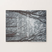 Puzzle Forêt d'hiver de Foggy (Horizontal)