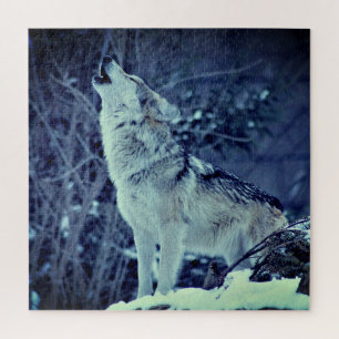 Puzzle Forêt d'hiver de Howling Wolf