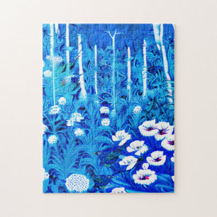 Puzzle Forêt d'Imaginaires avec fleurs et oiseaux