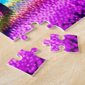 Puzzle Forêt enchantée arc-en-ciel avec silhouettes arbor (Côté)