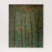 Puzzle Forêt enchantée d'oiseaux chanteurs (Vertical)