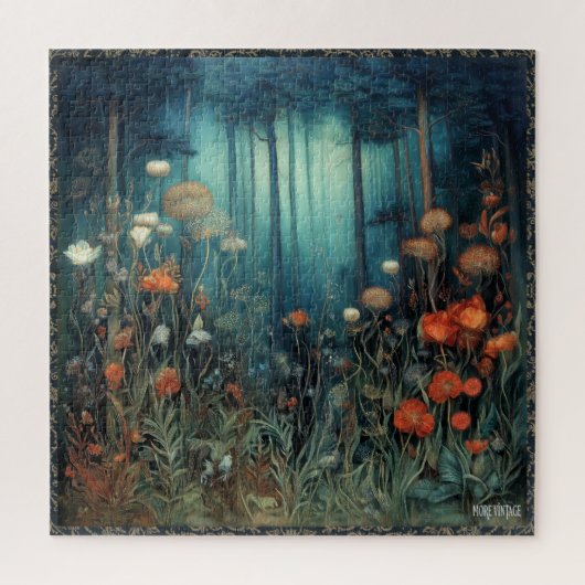 PUZZLE FORÊT ET FLEURS (Vertical)