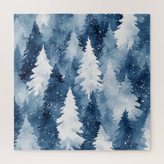 Puzzle Forêt hivernale de Silent Pines (Vertical)