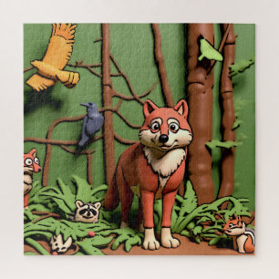 Puzzle Forêt Magique - Animaux de la Forêt