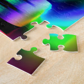 Puzzle Forêt magique arc-en-ciel artistique (Côté)