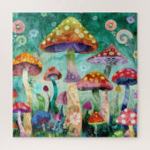 Puzzle Forêt magique des champignons (Vertical)