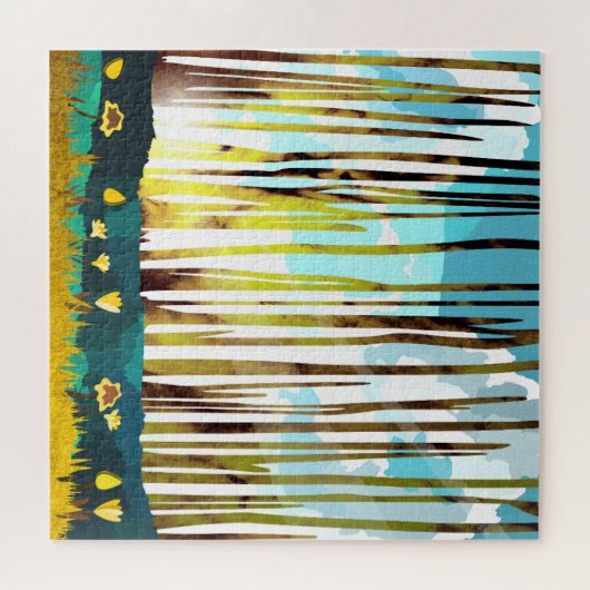 Puzzle Forêt matinale (Horizontal)