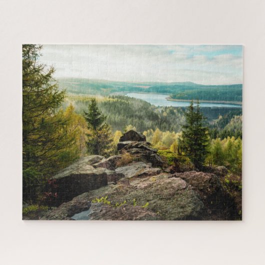 Puzzle Forêt | Ore Mountains Allemagne (Horizontal)