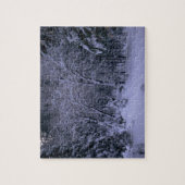 Puzzle Forêt paysager de neige (Vertical)