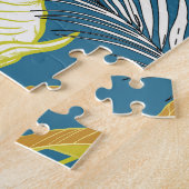 Puzzle Forêt tropicale : Main colorée dessinée. (Côté)