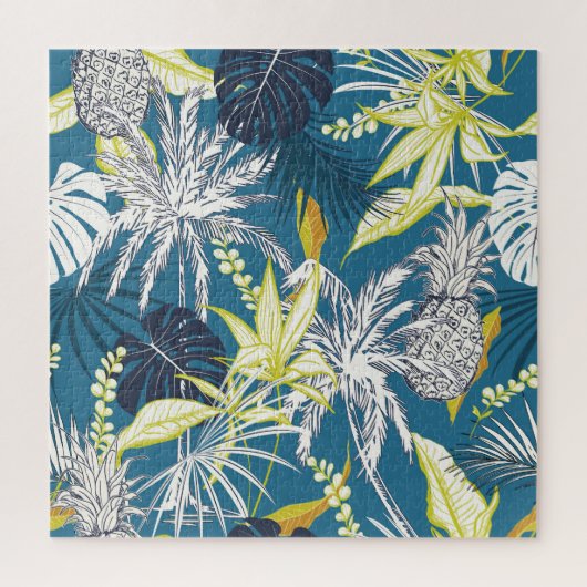 Puzzle Forêt tropicale : Main colorée dessinée. (Vertical)