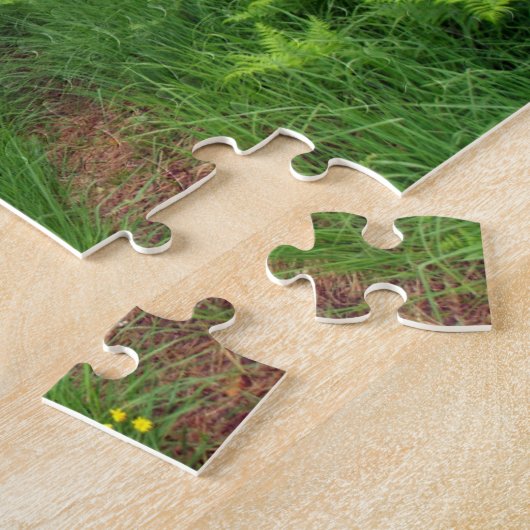 Puzzle Forêt verte luxuriante (Côté)