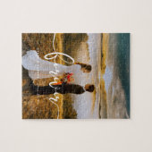 Puzzle Forever design élégant superposer image mariage (Horizontal)