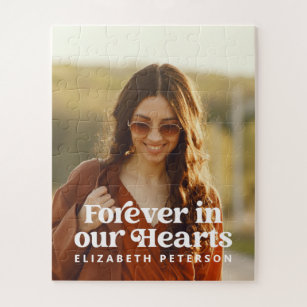 Puzzle Forever in our Hearts Simple Photo personnalisée M