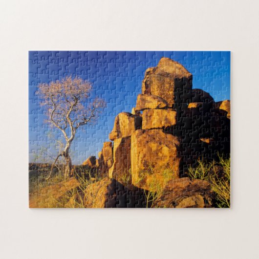 Puzzle Formation rocheuse et arbre, terrain de jeu géant (Horizontal)