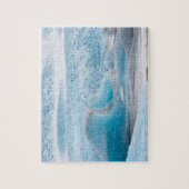 Puzzle Formations de glace glaciaire bleue, Horizontale (Vertical)