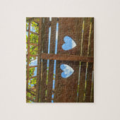 Puzzle Forme de coeur dans une clôture, Belize (Vertical)